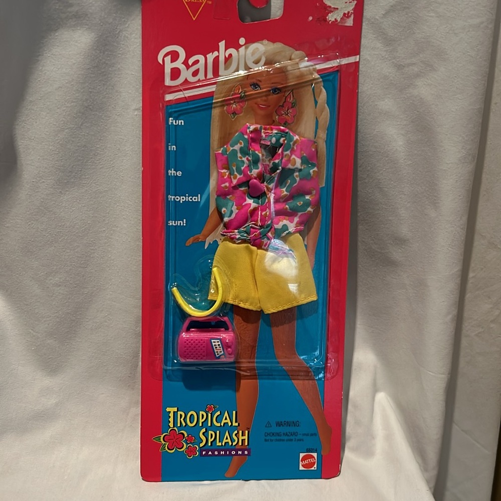 MATTEL BARBIE FASHION TROPICAL SPLASH CLOTHES FASHION SET 1995 #68314-Sealed